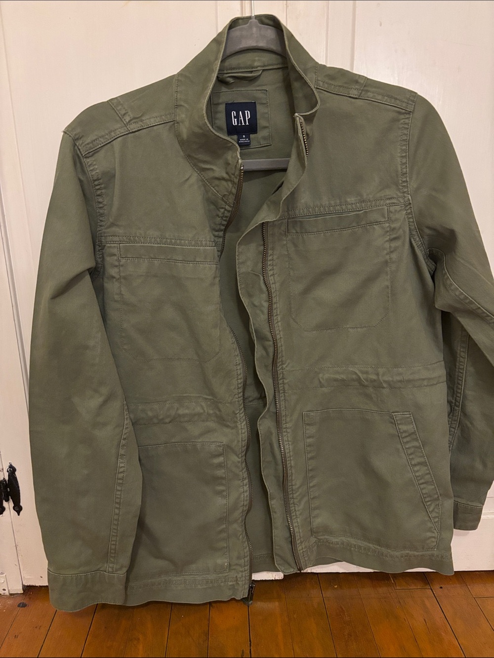 GAP Military Field Jacket in Olive Green